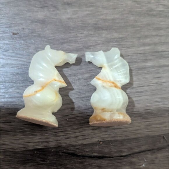 Handcrafted Marble Chess Set 32 Pieces Ornate Design Board Game Decor no board - Picture 6 of 16